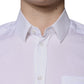 Dolce & Gabbana White Cotton Long Sleeve GOLD Dress Men Shirt