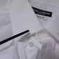 Dolce & Gabbana White Cotton Slim Fit Men GOLD Dress Shirt