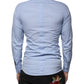 Dolce & Gabbana Light Blue Cotton Slim Fit GOLD Dress Shirt