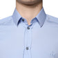 Dolce & Gabbana Light Blue Cotton Slim Fit GOLD Dress Shirt