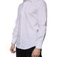 Dolce & Gabbana White Cotton Slim Fit Men MARTINI Dress Shirt