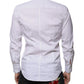 Dolce & Gabbana White Cotton Slim Fit Men MARTINI Dress Shirt