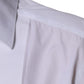 Dolce & Gabbana White Bib Cotton Poplin GOLD Men Formal Shirt