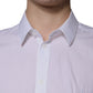 Dolce & Gabbana White Cotton Slim Fit MARTINI Dress Shirt
