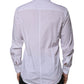 Dolce & Gabbana White Cotton Slim Fit MARTINI Men Dress Shirt