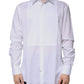 Dolce & Gabbana White Bib Cotton Poplin GOLD Formal Shirt
