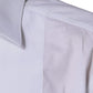 Dolce & Gabbana White Bib Cotton Poplin GOLD Formal Shirt