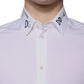 Dolce & Gabbana White Cotton Logo Formal Men GOLD Dress Shirt