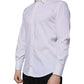 Dolce & Gabbana White Cotton Blend Formal MARTINI Shirt