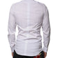 Dolce & Gabbana White Cotton Formal Men GOLD Dress Shirt