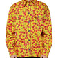 Dolce & Gabbana Yellow Cherry Button Down Men Casual Shirt