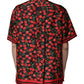 Dolce & Gabbana Black Cherry Silk Button Down Casual Shirt