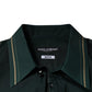 Dolce & Gabbana Green Logo Long Sleeve MARTINI Casual Shirt