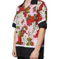 Dolce & Gabbana Multicolor Floral Button Down Casual Shirt