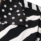 Dolce & Gabbana Black White Zebra Button Down Oversize Shirt