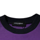 Dolce & Gabbana Multicolor Crew Neck Men Sweatshirt Sweater