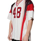Dolce & Gabbana Multicolor Logo Jersey Cotton V-neck T-shirt