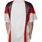 Dolce & Gabbana Multicolor Logo Jersey Cotton V-neck T-shirt