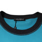 Dolce & Gabbana Blue Logo Crew Neck Short Sleeves T-shirt