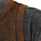 Dolce & Gabbana Brown Cotton Crew Neck Sleeveless T-shirt