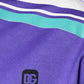 Dolce & Gabbana Purple Logo Jersey Cotton V-neck T-shirt