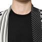 Dolce & Gabbana Black White Polka Dots Silk Men Casual Shirt