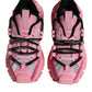Dolce & Gabbana Pink Low Top Space Women Sneakers Shoes