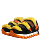 Dolce & Gabbana Multicolor Fur Embellished Sneakers Shoes
