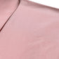 Dolce & Gabbana Pink Cotton Long Sleeves Collared Blouse Top
