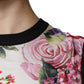 Dolce & Gabbana Multicolor Floral Silk Sleeveless Tank Blouse Top