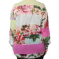 Dolce & Gabbana Multicolor Floral Patchwork Ascot Collar Top