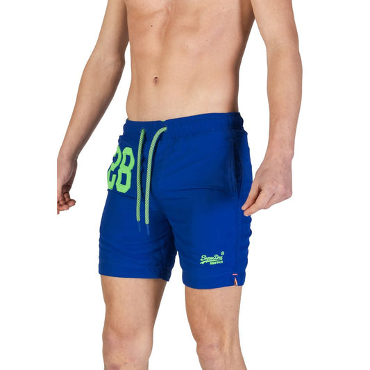 Superdry Blue Polyester Swimwear