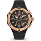 Ducati Black Leather Watch