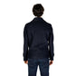 Hydra Clothing Blue Viscose Jackets & Coat Mens Jacket