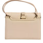 Dolce & Gabbana Beige Leather Ingrid Top Handle Shoulder Bag