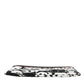 Dolce & Gabbana Black White Panda Pattern Clutch Pouch Bag