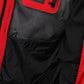 Dolce & Gabbana Red Nylon Hooded Men Full Zip Parka Jacket