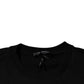 Versace Black Medusa Fleece Men Crew Neck Sweatshirt Sweater