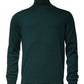 Dolce & Gabbana Green Cashmere Turtleneck Men Pullover Sweater