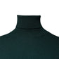 Dolce & Gabbana Green Cashmere Turtleneck Men Pullover Sweater