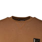Dolce & Gabbana Brown Logo Plaque Crew Neck Pullover Sweater