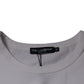 Dolce & Gabbana White Logo Embossed Cotton Crewneck T-shirt