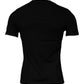 Versace Black Medusa Print Cotton Crew Neck Men T-shirt