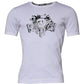 Dolce & Gabbana White Panda King Cotton Crew Neck T-shirt