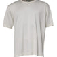 Dolce & Gabbana Off White Silk CrewNeck Short Sleeve T-shirt