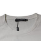 Dolce & Gabbana White DG Logo Crew Neck Short Sleeves T-shirt