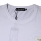 Dolce & Gabbana White Cotton Logo Plaque Crew Neck T-shirt