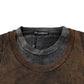 Dolce & Gabbana Brown Cotton Round Neck Sleeveless T-shirt