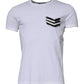 Dolce & Gabbana White Stripes Crew Neck Short Sleeves T-shirt