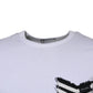 Dolce & Gabbana White Stripes Crew Neck Short Sleeves T-shirt